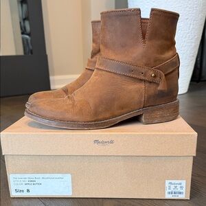 Madewell Apple Butter Leather Boots
